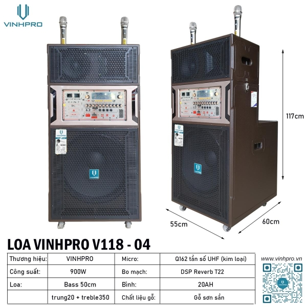 Loa Colum VINHPRO V118-04 - Bass 50