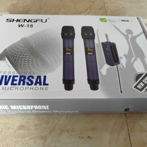 Micro không dây ShengFu W-15 đa năng (2 MIC)