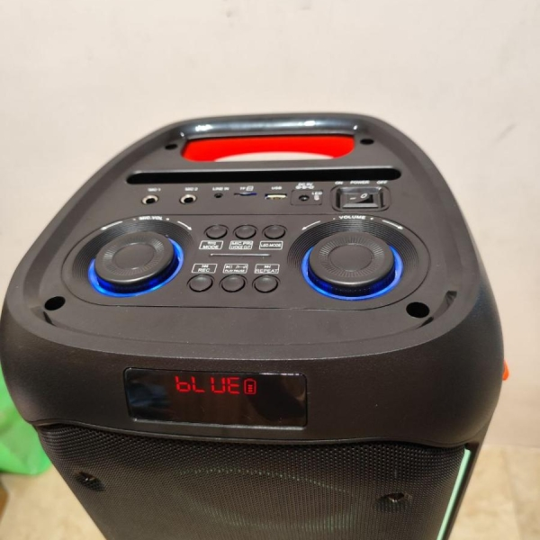 Loa Kéo Karaoke Bluetooth NDR – 610, Kèm Mic Không Dây, Đèn LED RGB Theo Nhạc - BH 12 Tháng