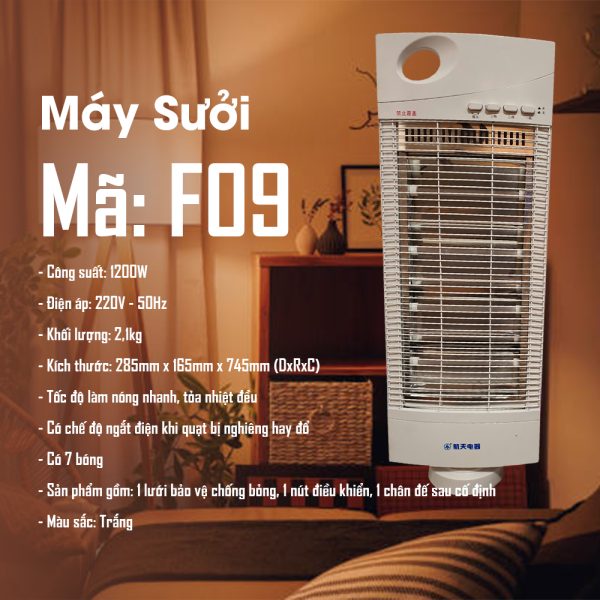 Máy sưởi F09 7 bóng