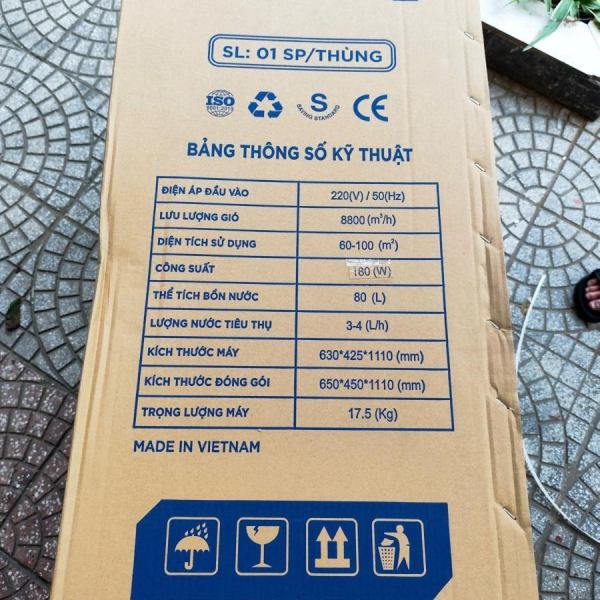 Quạt điều hòa không khí YISOKO 8600