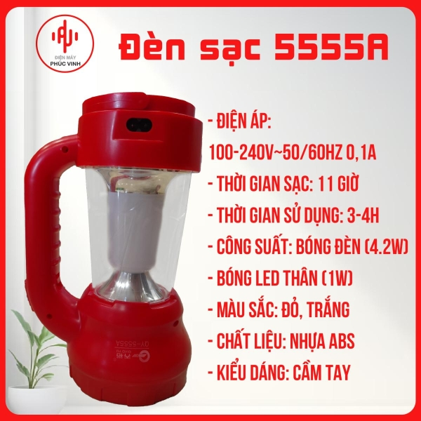 Đèn Sạc 5555A